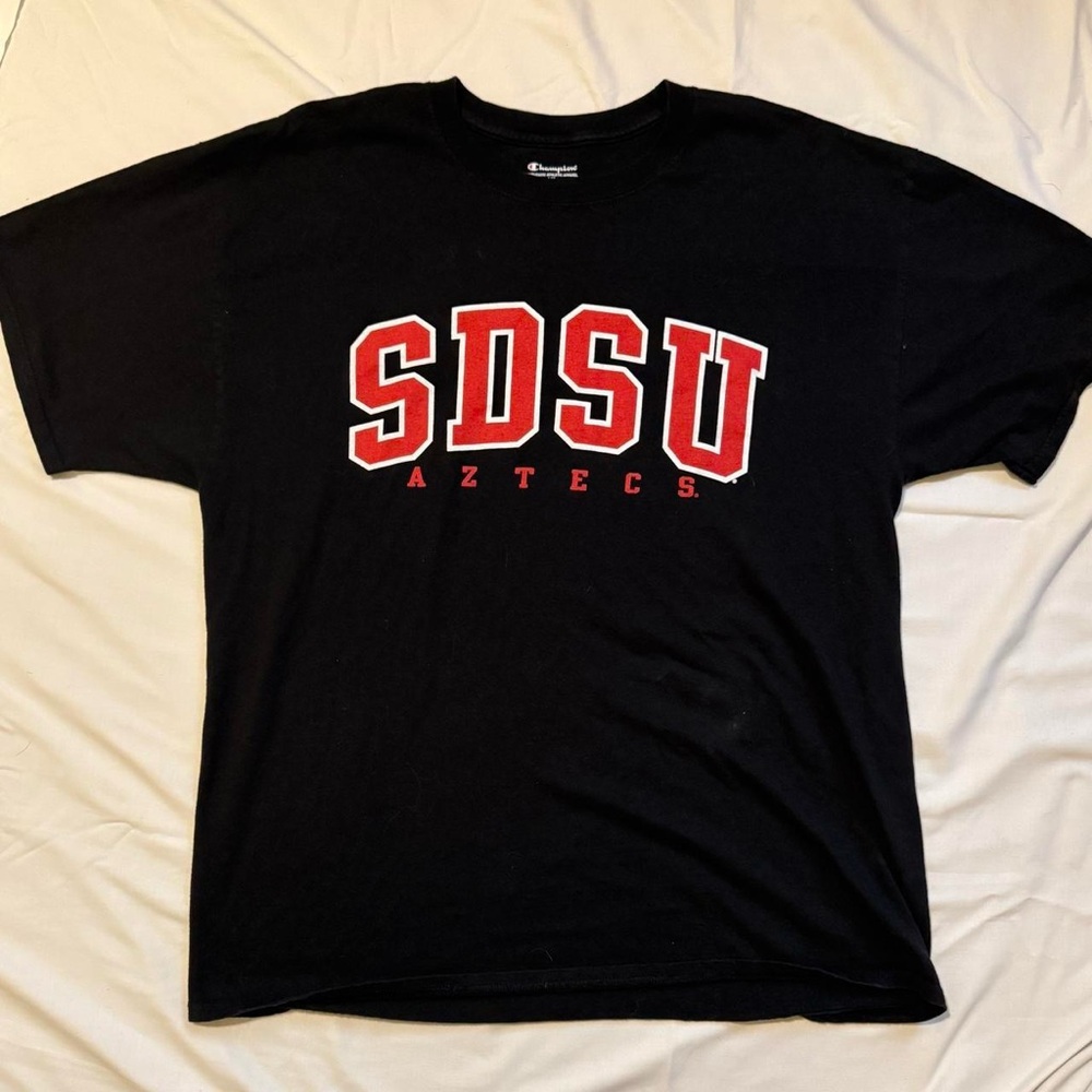 Champion Black SDSU Aztecs Tee